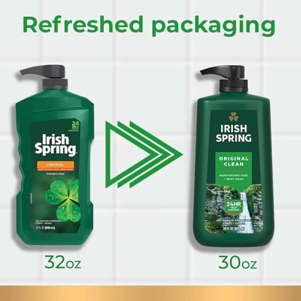 Limited time deal 13% off Irish Spring Original Clean Body Wash - Image 2