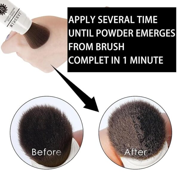 Limited time deal 10% off Sunscreen Setting Powder SPF 35, Mineral Brush Powder - Image 2