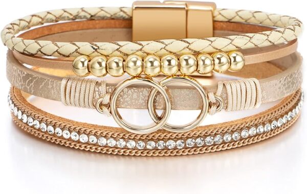 Limited time deal 23% off Fesciory Leopard Bracelet for Women