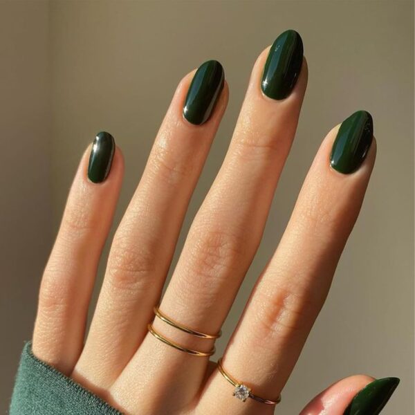 Limited time deal 38% off Modelones Green Press on Nails Almond, - Image 3