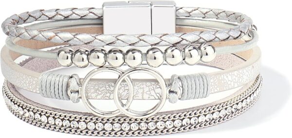 Limited time deal 29% off Bracelets Leather - Image 3