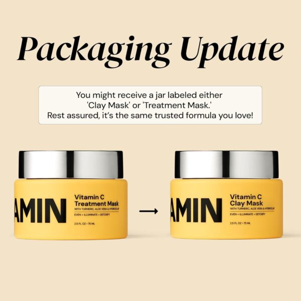 Limited time deal 20% off Vitamin C Clay Mask for Dark Spots - Image 3