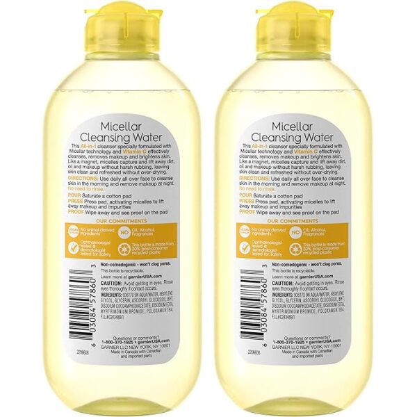 Limited time deal 38% off Garnier Micellar Water with Vitamin C - Image 3